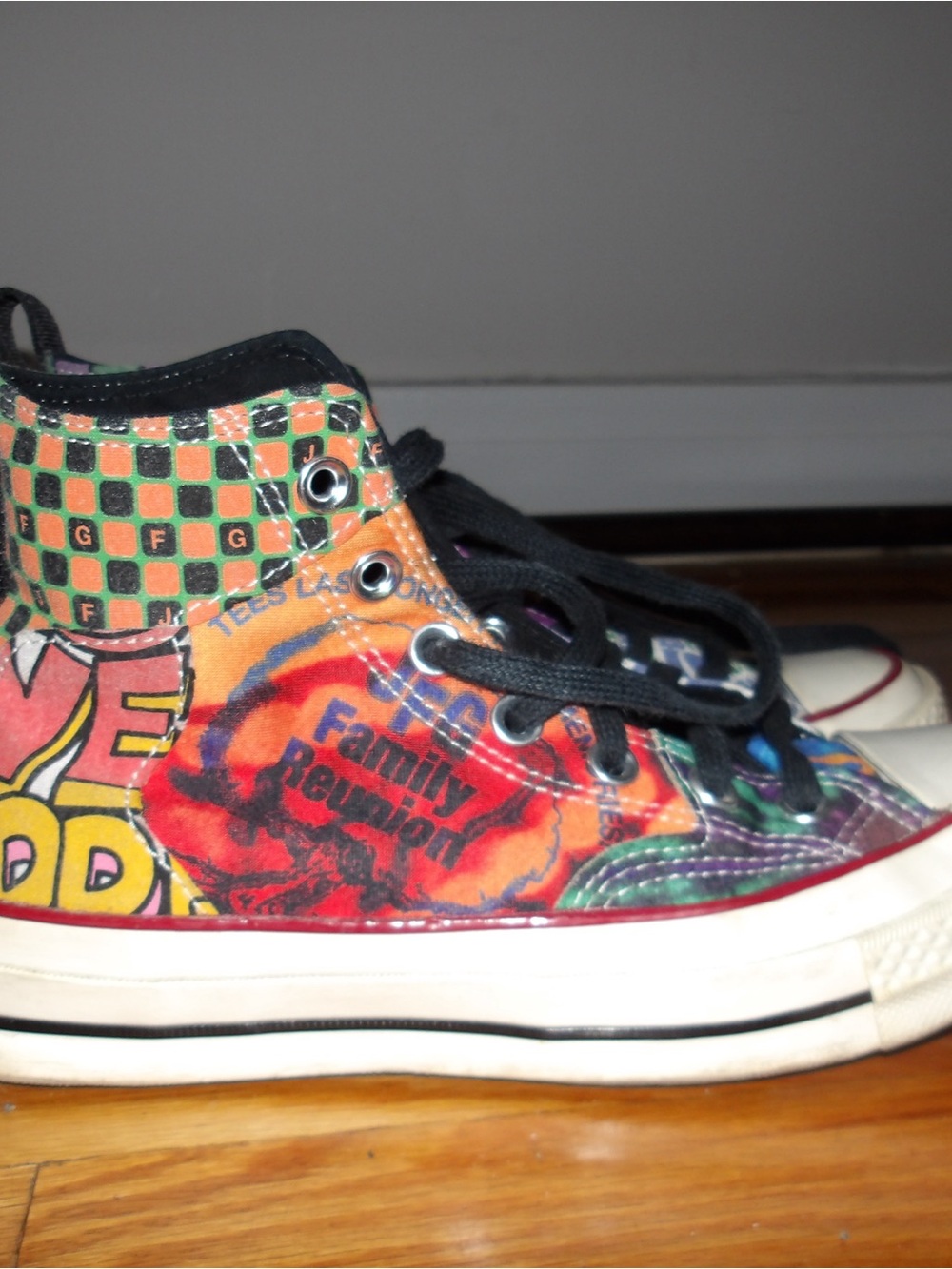 Joe Fresh Goods Converse Multi-Color Graphic High Top Sneakers